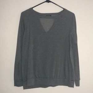 Casual, Long sleeve, grey shirt